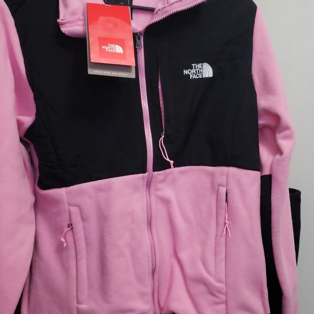Pink north face